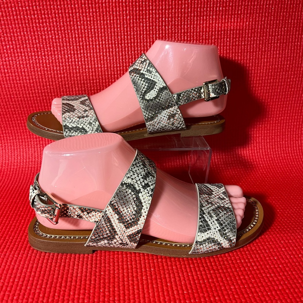 Vince Camuto Rentin Leather Python Adjustable Str… - image 1